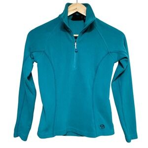 Mountain Hardwear Womens Fleece 1/4 Zip Pullover XS Long Sleeve Activewear Top